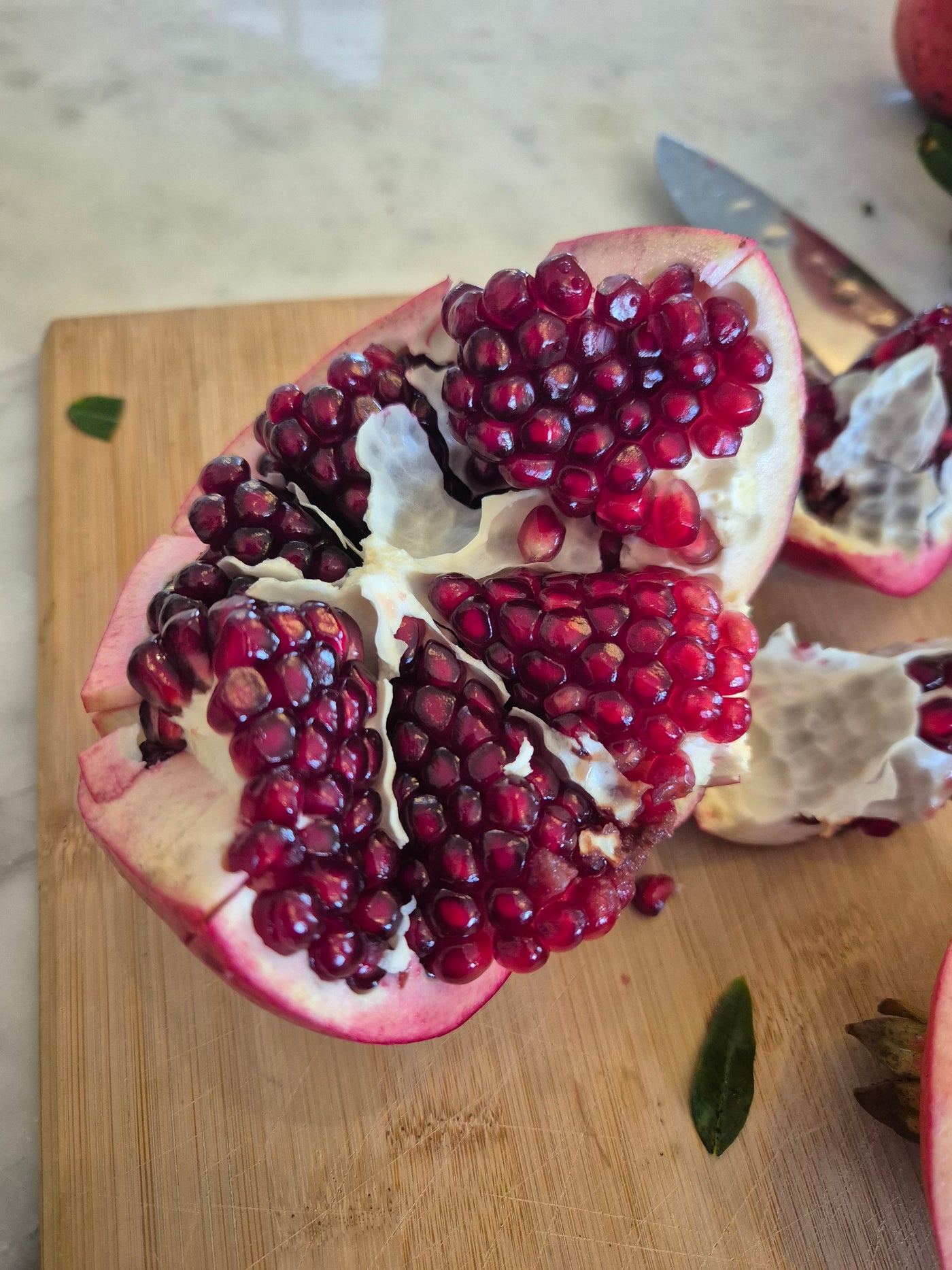 Whole pomegranates